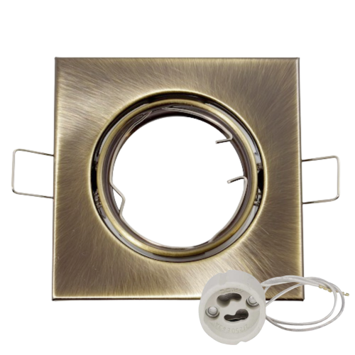 empotrable cuadrado basculante oro