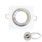 empotrable cuadrado fijo blanconiquel