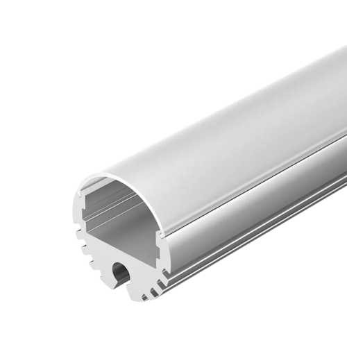 perfil alum redondo o 204 mm 2m opal