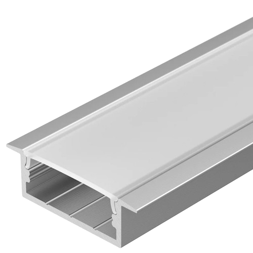 perfil empotrar doble 306x96mm 19mm