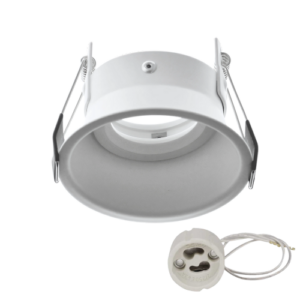 aro redondo retro blanco mate