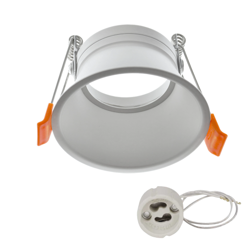 aro redondo retro plus blanco mate