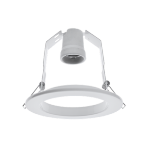 aro reflectora acero e27 r80 blanco