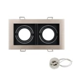 mini cardan para dicroica doble niquel